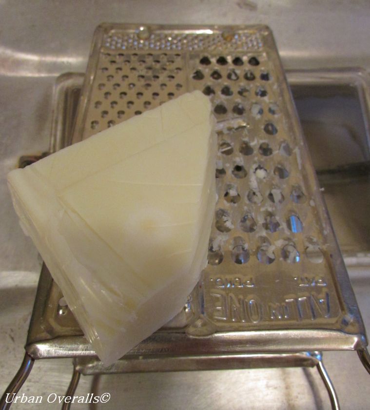 grating bar soap