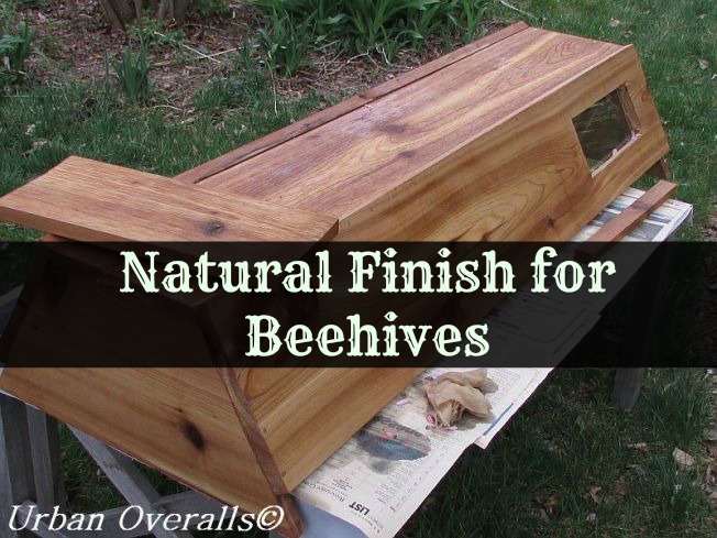 natural finish for beehive